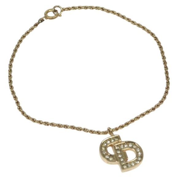 Christian Dior Bracelet metal Gold Auth MY247 - Picture 1 of 6